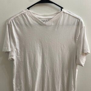 White V-Neck T-shirt